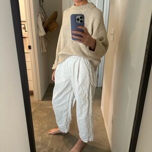 Tiny Big Sister / Tiny Cottons Cream Knit Sweater